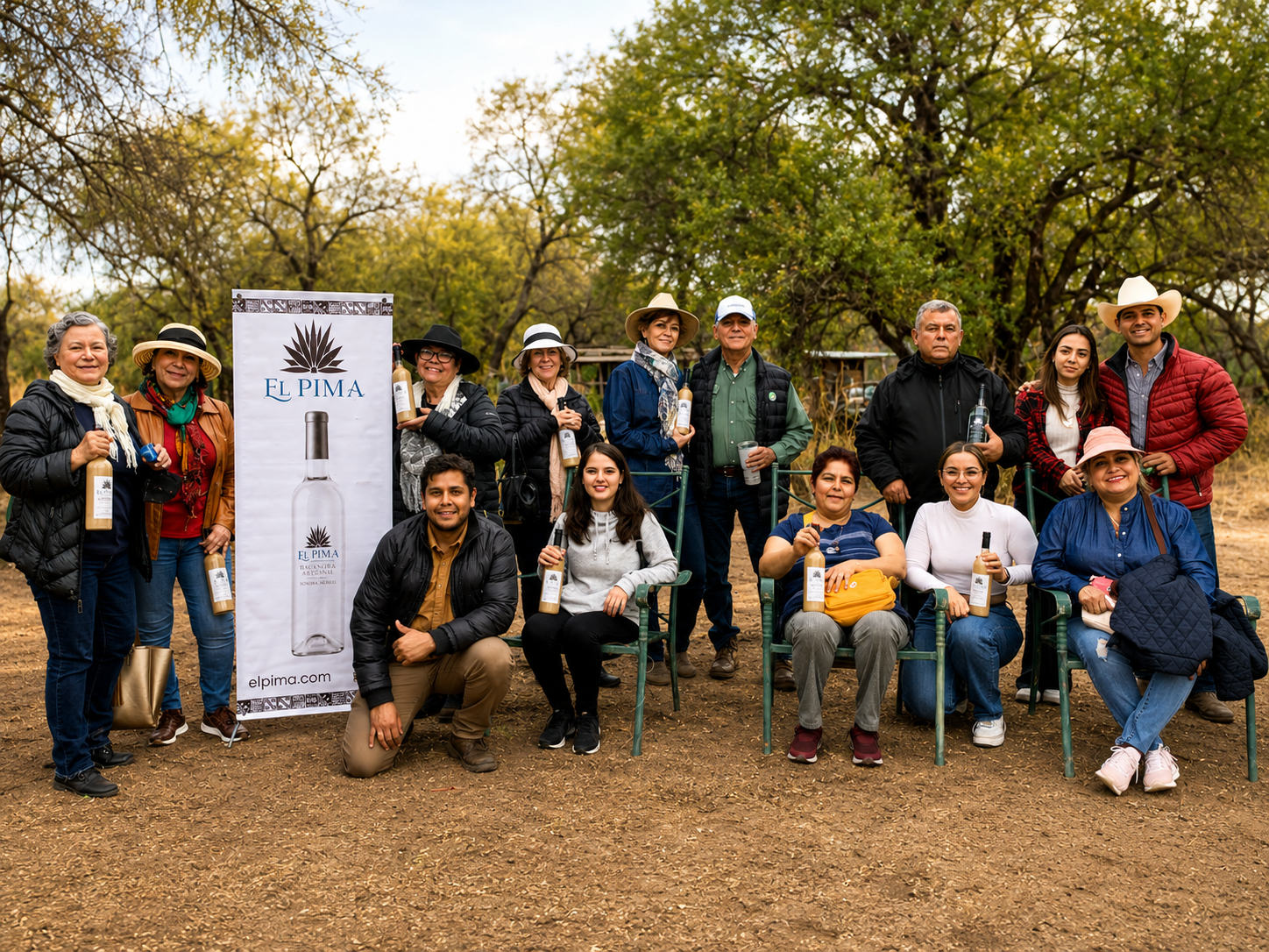 Visitantes en El Pima